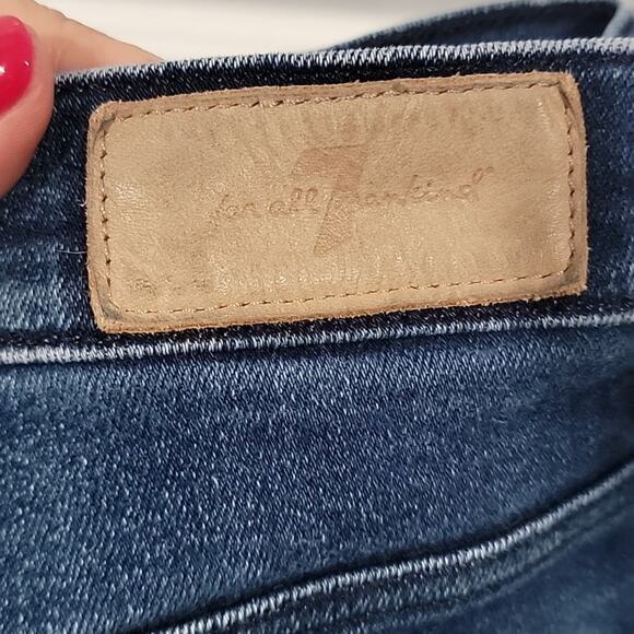 7FAM Aubrey Super High Waist Ankle Skinny Jeans in Luxe Vintage Luna, 34 - Picture 8 of 12